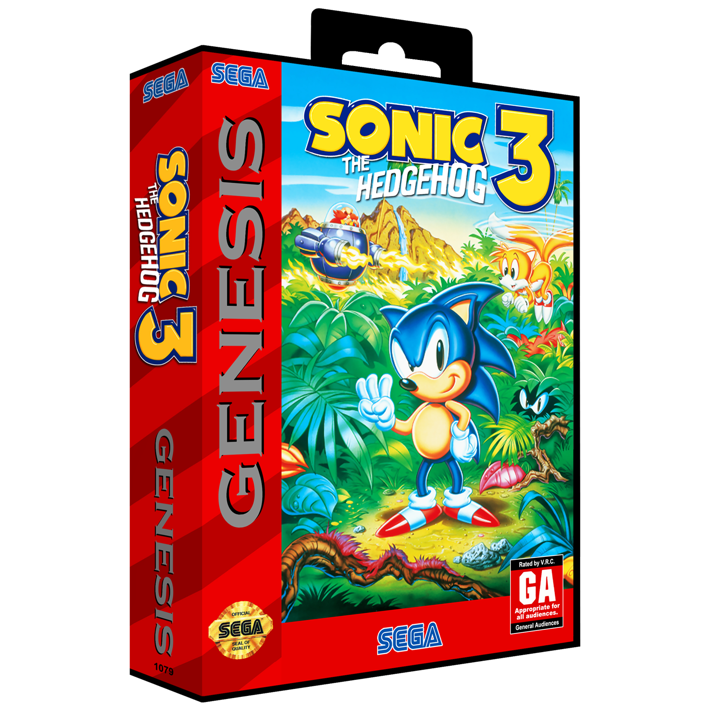 Sonic the Hedgehog 3 Supersized Genesis Wall Art