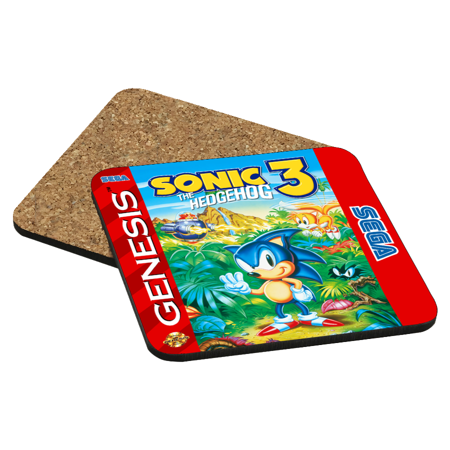 Sonic the Hedgehog 3 Genesis Drink Coaster