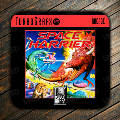 Space Harrier TurboGrafx-16 Drink Coaster