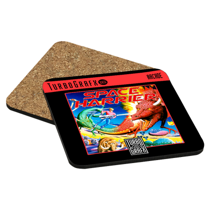 Space Harrier TurboGrafx-16 Drink Coaster