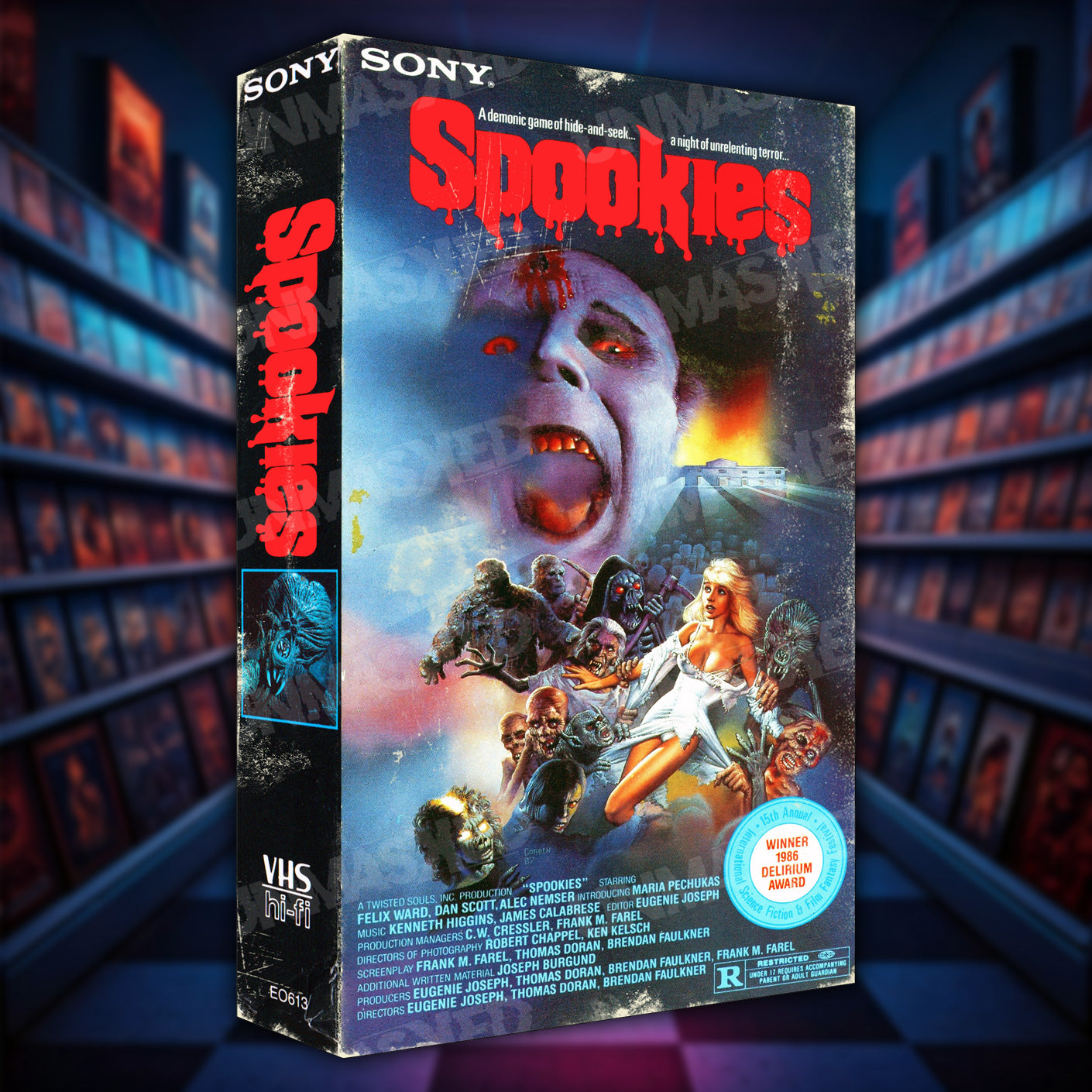 Spookies Supersized VHS Wall Art