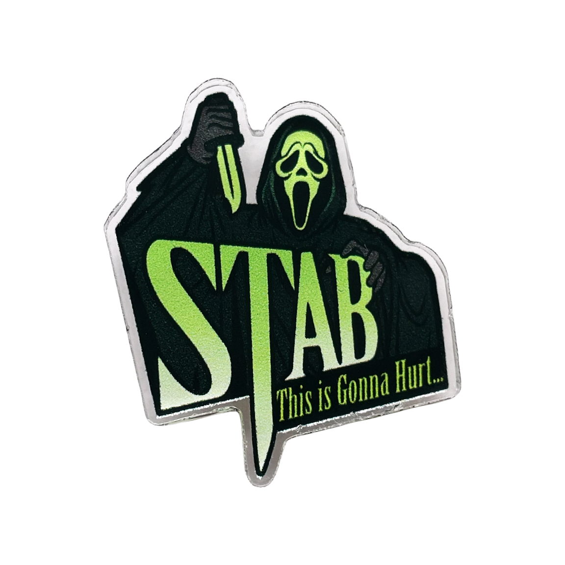 Stab Acrylic Pin