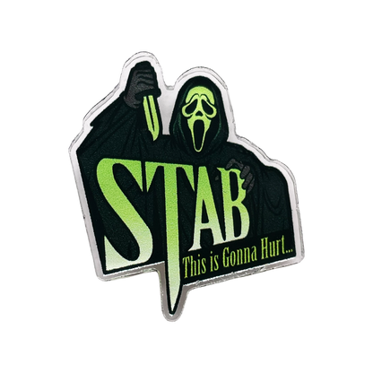 Stab Acrylic Pin