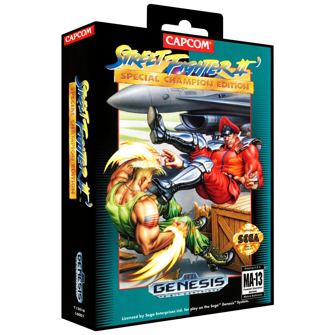 Street Fighter II Champion Edition Supersized Genesis Wall Art