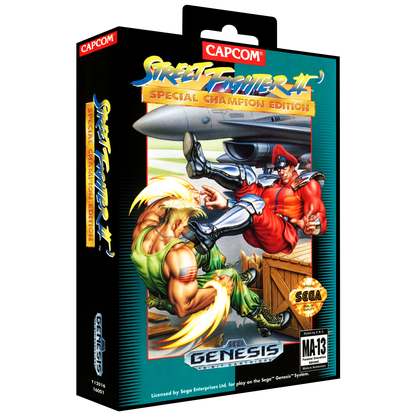 Street Fighter II Champion Edition Supersized Genesis Wall Art