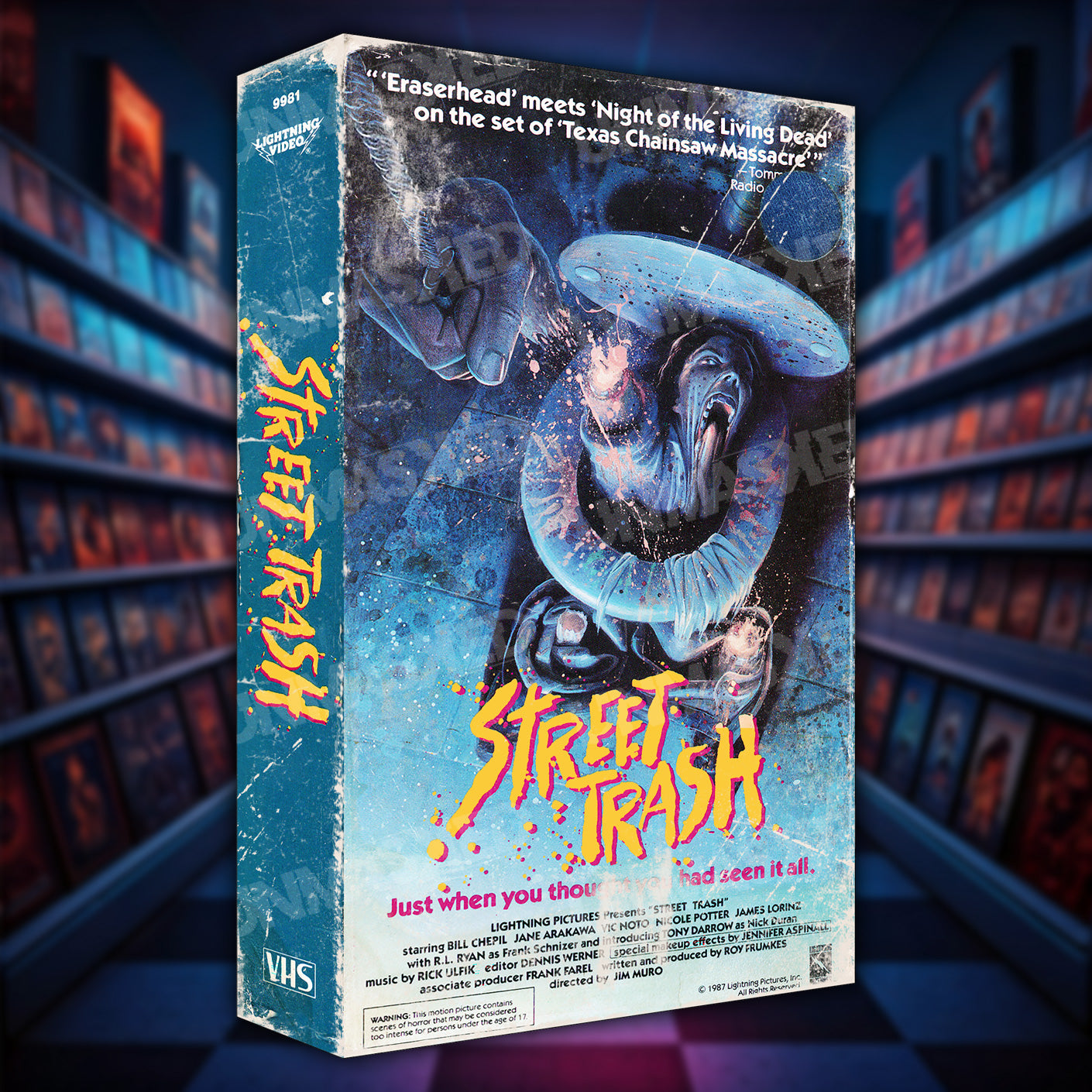 Street Trash Supersized VHS Wall Art