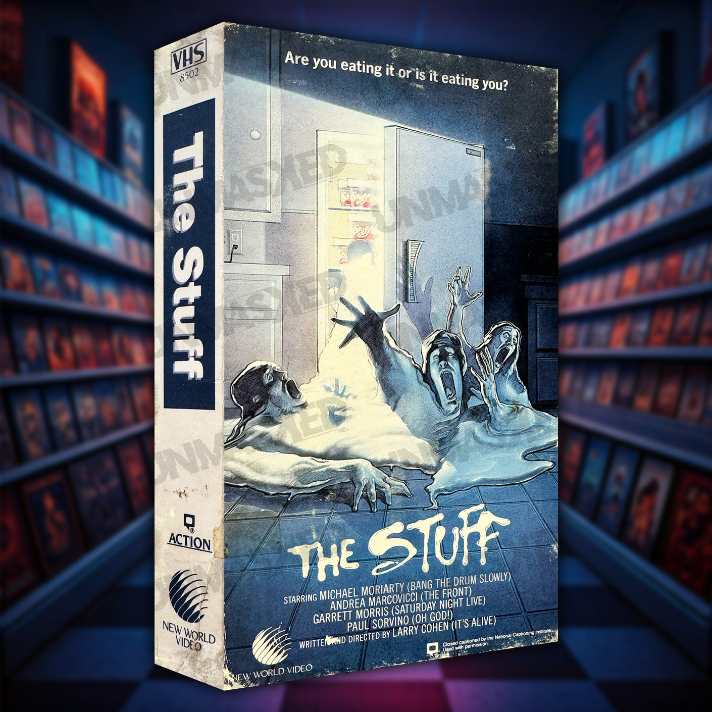 The Stuff Supersized VHS Wall Art