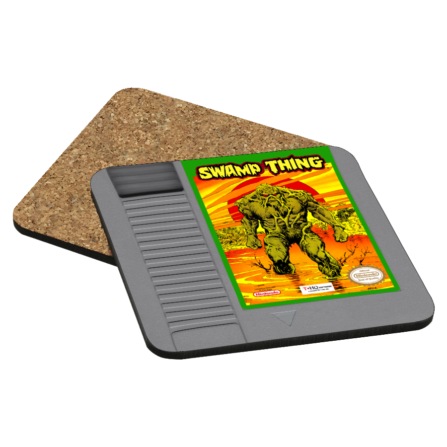 Swamp Thing NES Drink Coaster