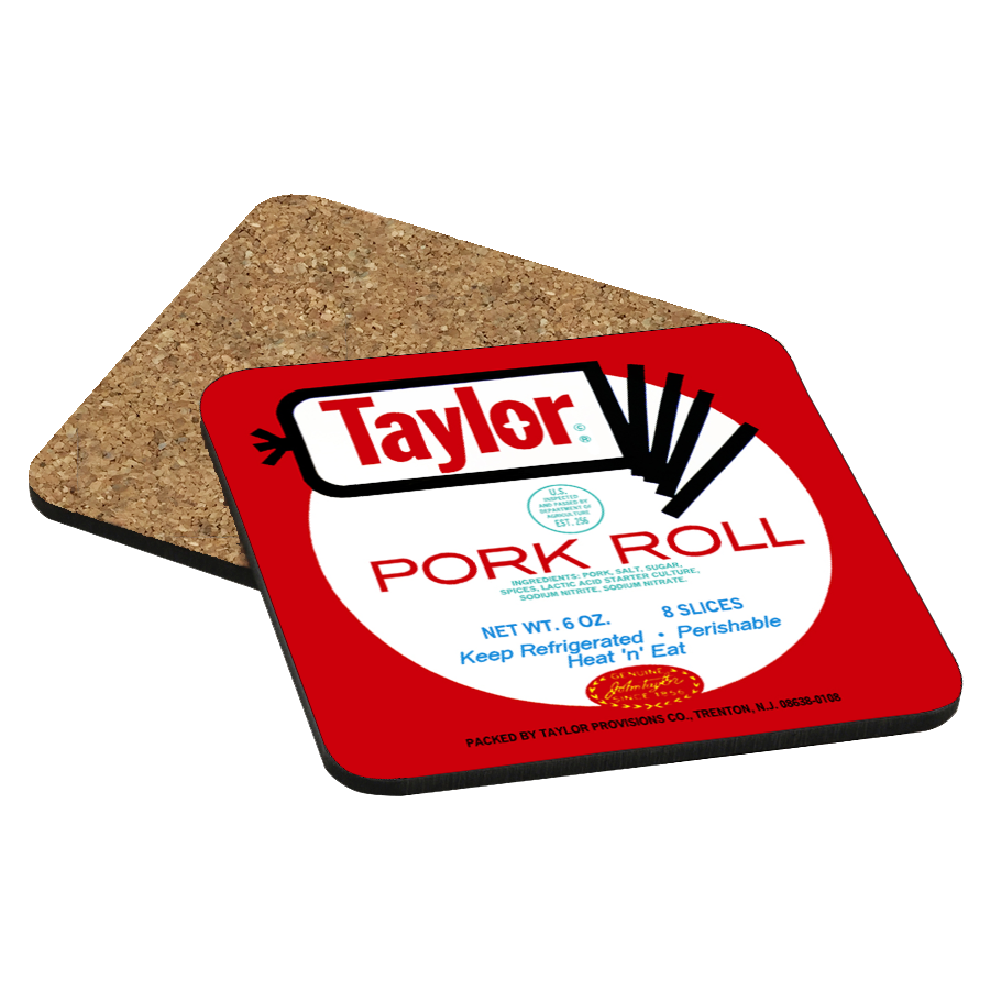 Taylor Ham Pork Roll Drink Coaster