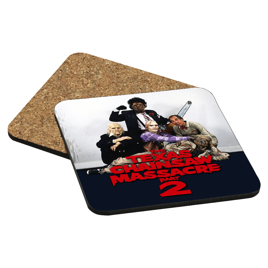 Texas Chainsaw Massacre 2 Drink Coaster