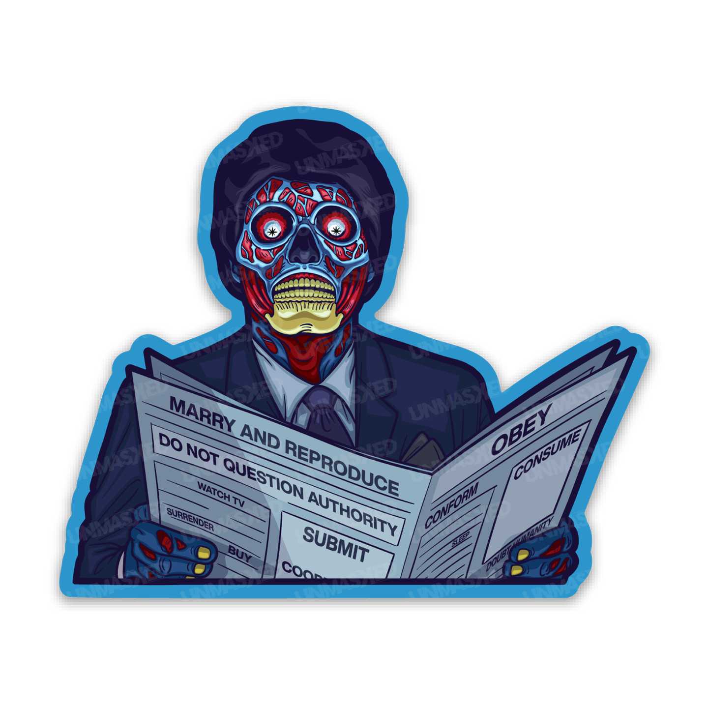 They Live Ghoul Sticker