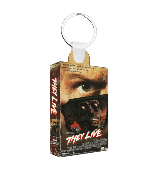 They Live Mini VHS Keychain