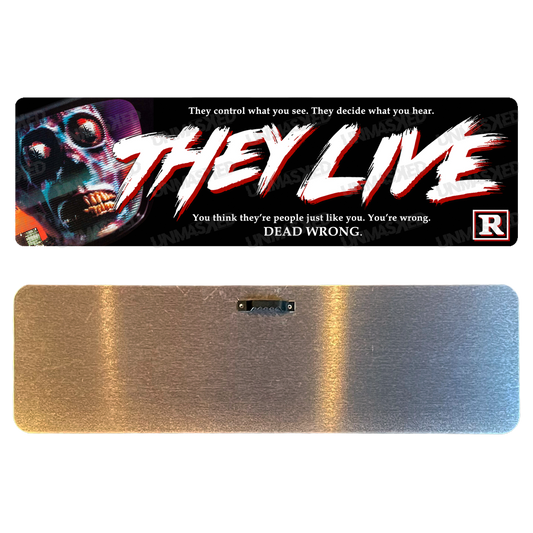 They Live Aluminum Street Sign