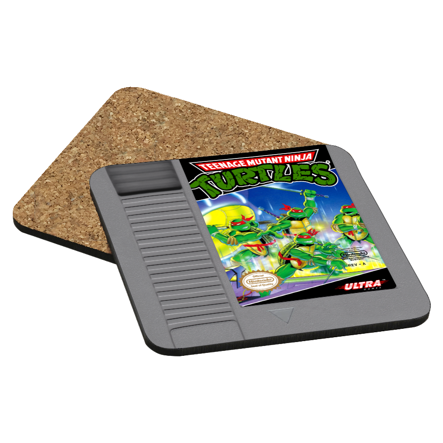 Teenage Mutant Ninja Turtles NES Drink Coaster