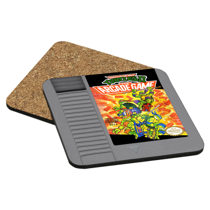 TMNT II Arcade Game NES Drink Coaster