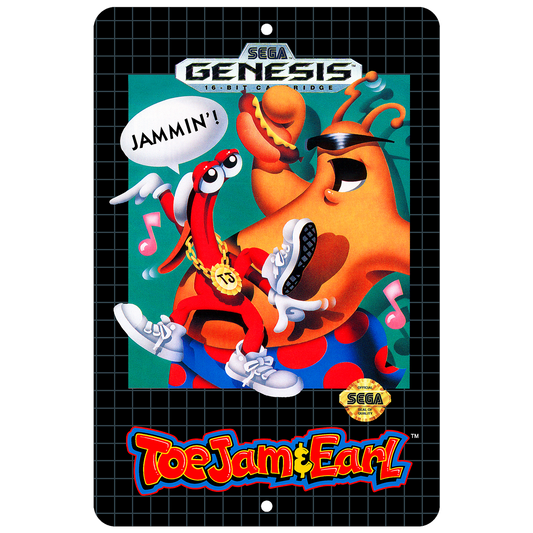 ToeJam & Earl Genesis Aluminum Sign