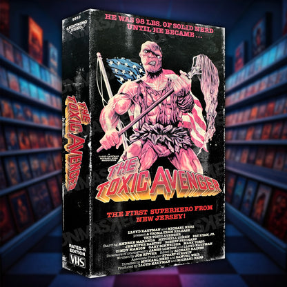 The Toxic Avenger Supersized VHS Wall Art