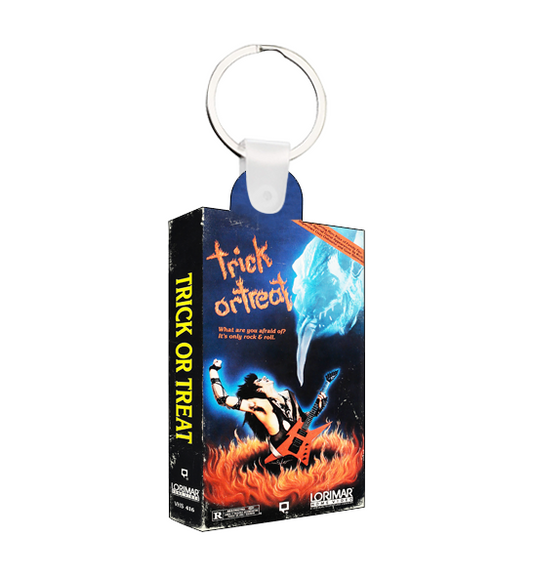 Trick or Treat Mini VHS Keychain