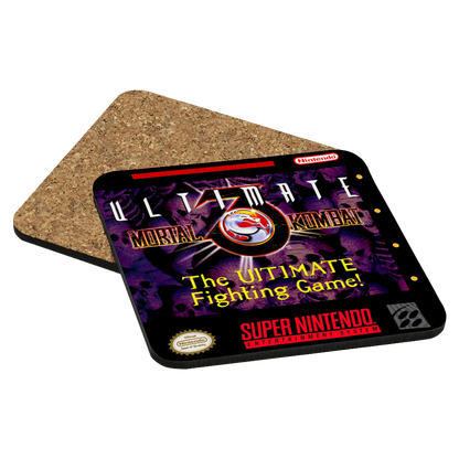 Ultimate Mortal Kombat 3 SNES Drink Coaster