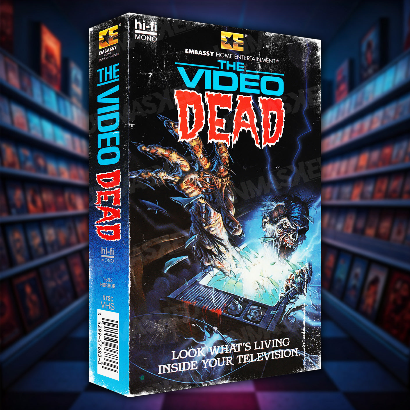 The Video Dead Supersized VHS Wall Art