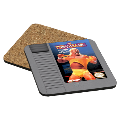 WWF WrestleMania NES Drink Coaster