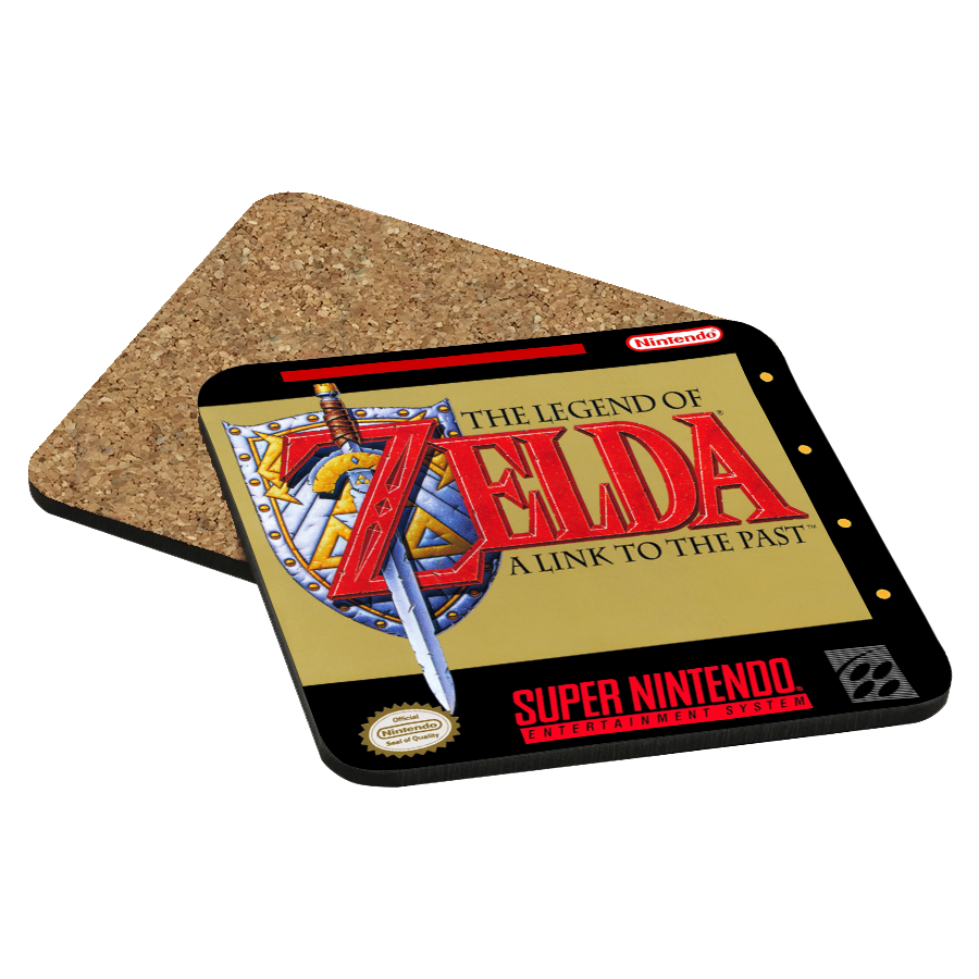 A Link to the Past SNES Drink Coaster