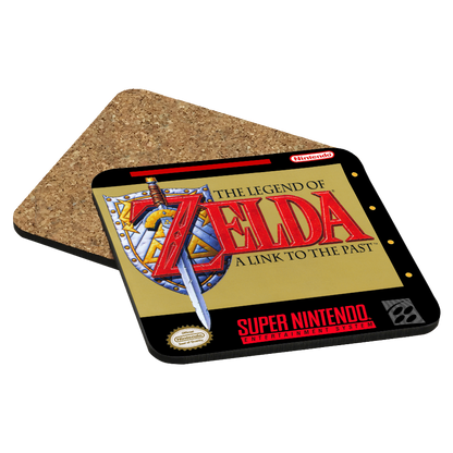 A Link to the Past SNES Drink Coaster