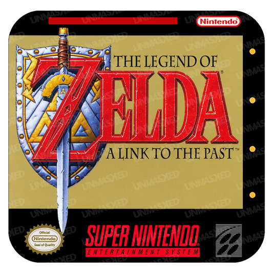 A Link to the Past SNES Drink Coaster