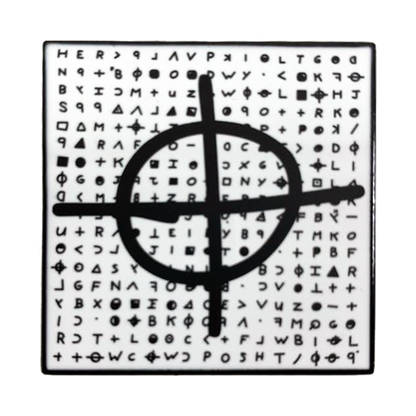 Zodiac Killer Enamel Pin - UNMASKED Horror & Punk Patches and Decor