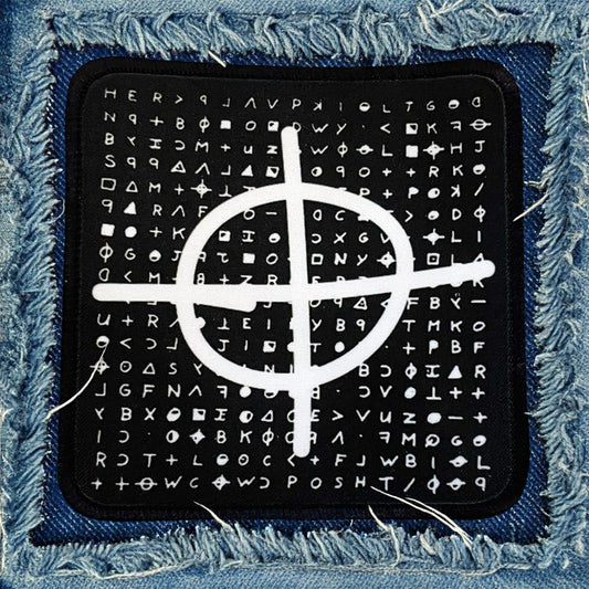 Zodiac Killer Inverted Iron-On Patch