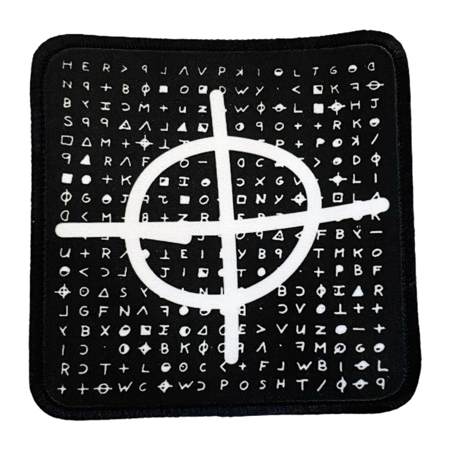 Zodiac Killer Inverted Iron-On Patch