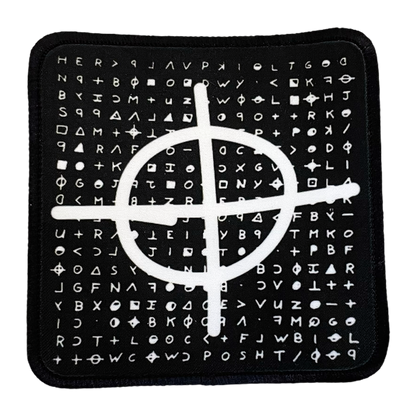 Zodiac Killer Inverted Iron-On Patch