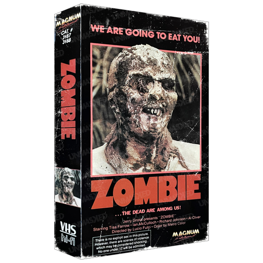 Zombie Supersized VHS Wall Art