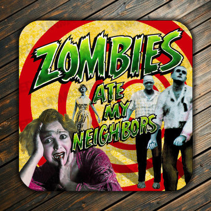 Zombies Ate My Neighbors Drink Coaster